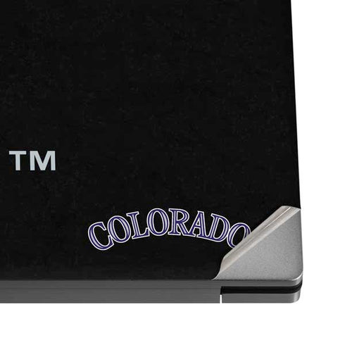 MLB Colorado Rockies - Solid Distressed Dell XPS Skin